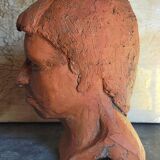 Young man's head original artist modeling