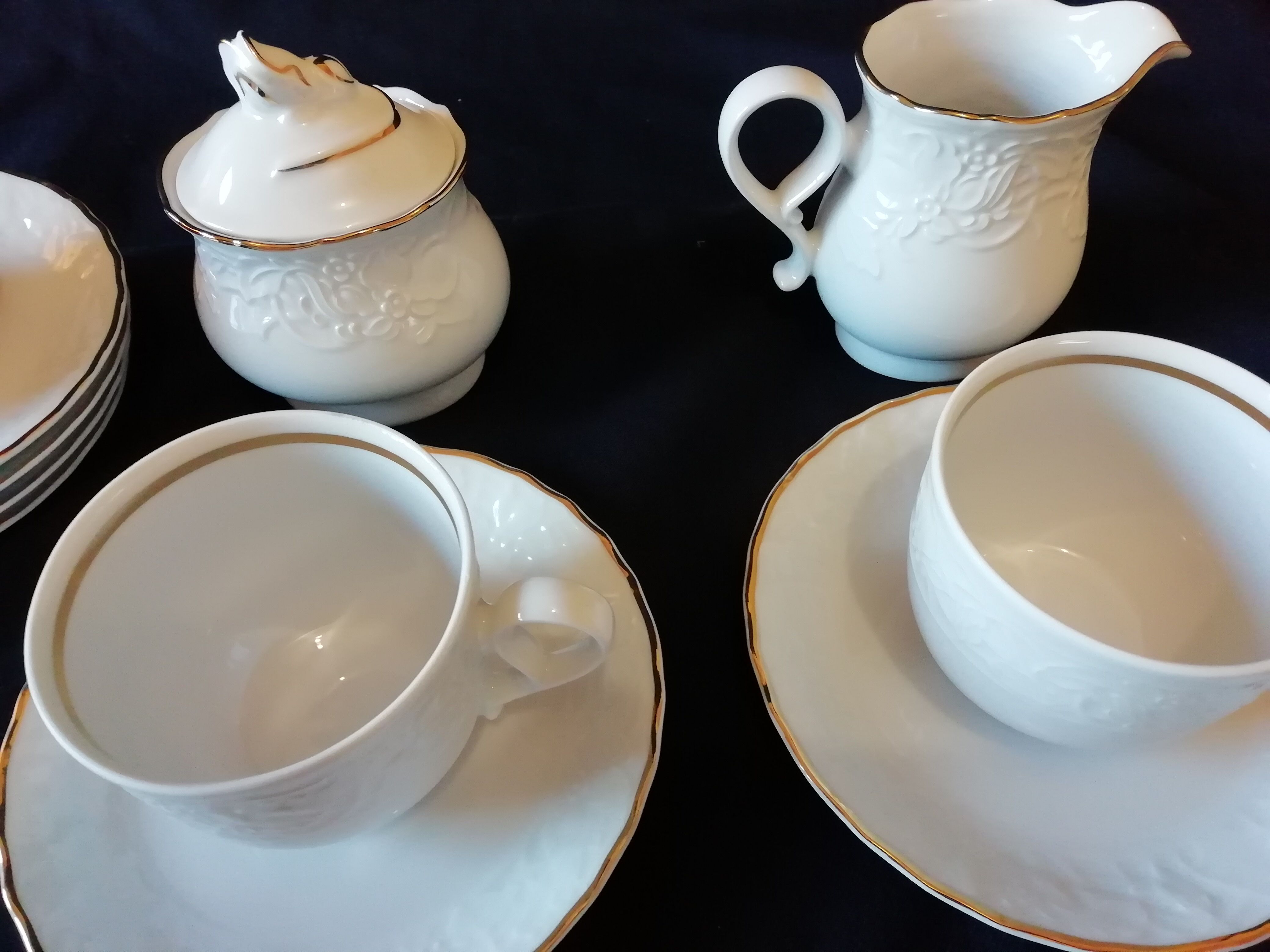 MITTERTEICH Bavaria. Service a café 12 people porcelain signed