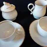 Service a café 12 pers Mitterteich Bavaria en porcelaine signée