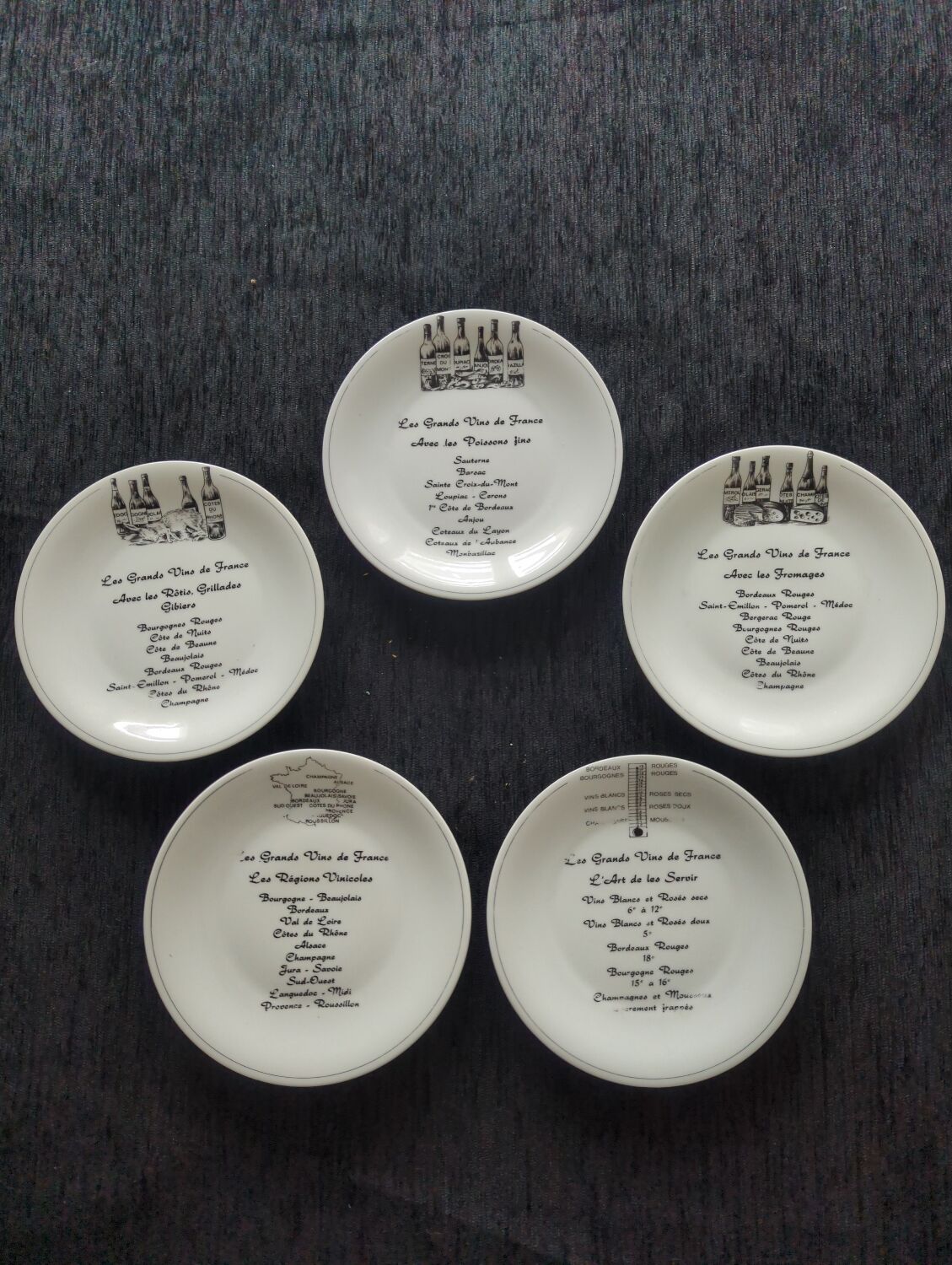 Set of taste plates