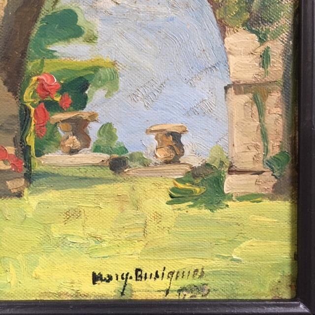 Table stones and roses