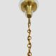 Old chandelier, pendant light, Marie Thérèse light with 9 lights and glass pendants. 1980s