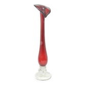 Vase moderne du milieu du siècle, en verre, HSG Tarnowiec, Pologne, années 1970