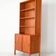 Vintage Scandinavian Teak Bookcase with Exposed Joinery