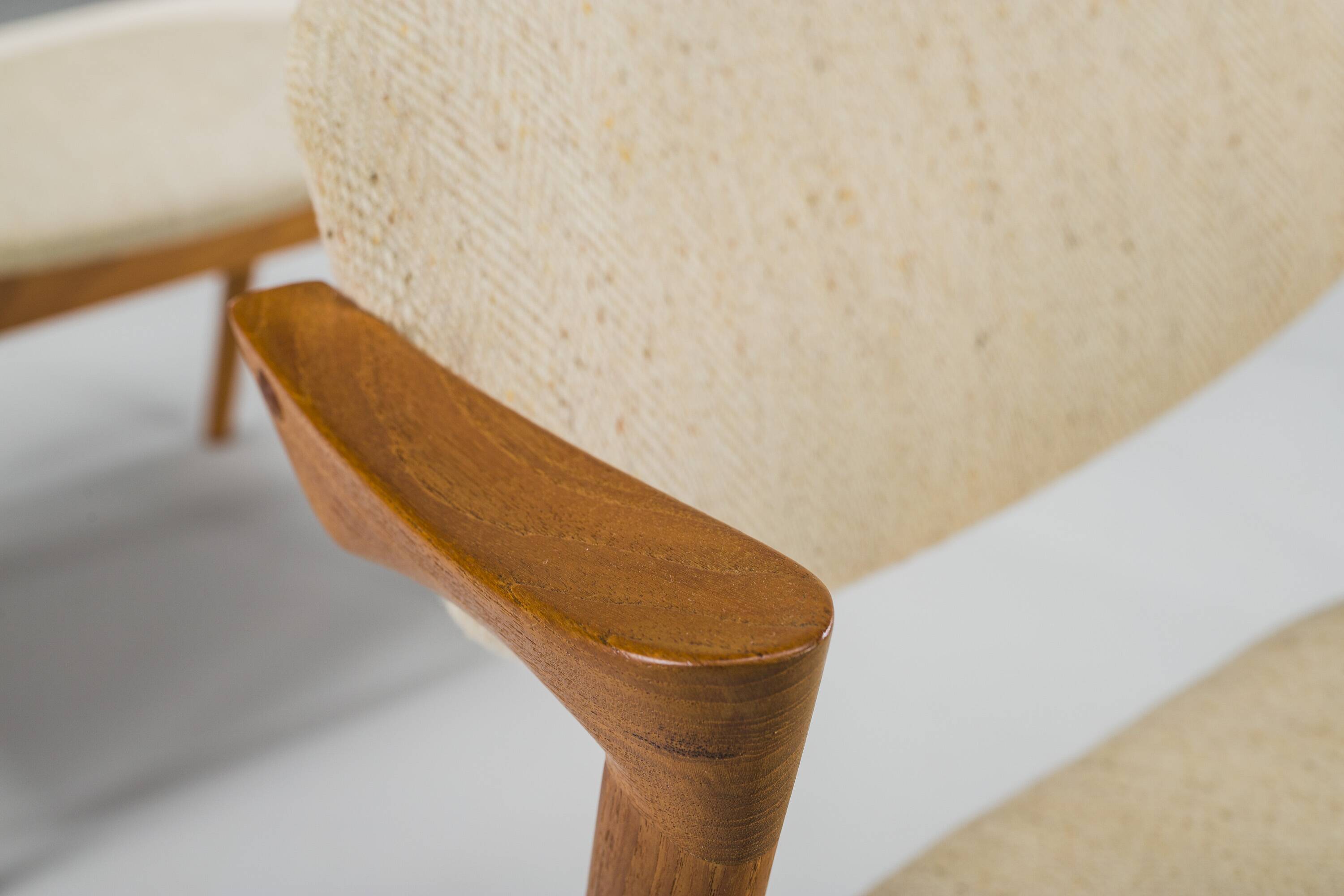 Dining Chairs Model 42 in Teak, Kai Kristiansen for Schou Andersen, 1960s,