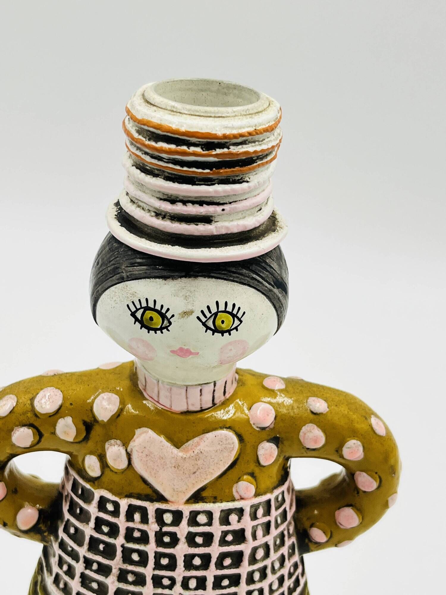 Candle Holder Figurine Paper Mâché Pride Creations – 1960