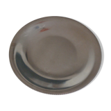 Silver metal center table tray