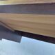 English desk and lyre chair, leather, extensions.