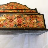 Old floral letter holder