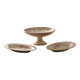 Antique service, fruit dish and 3 oval platters, ironstone