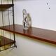Modular teak storage unit in mid-century style, set of 12, 1960s.