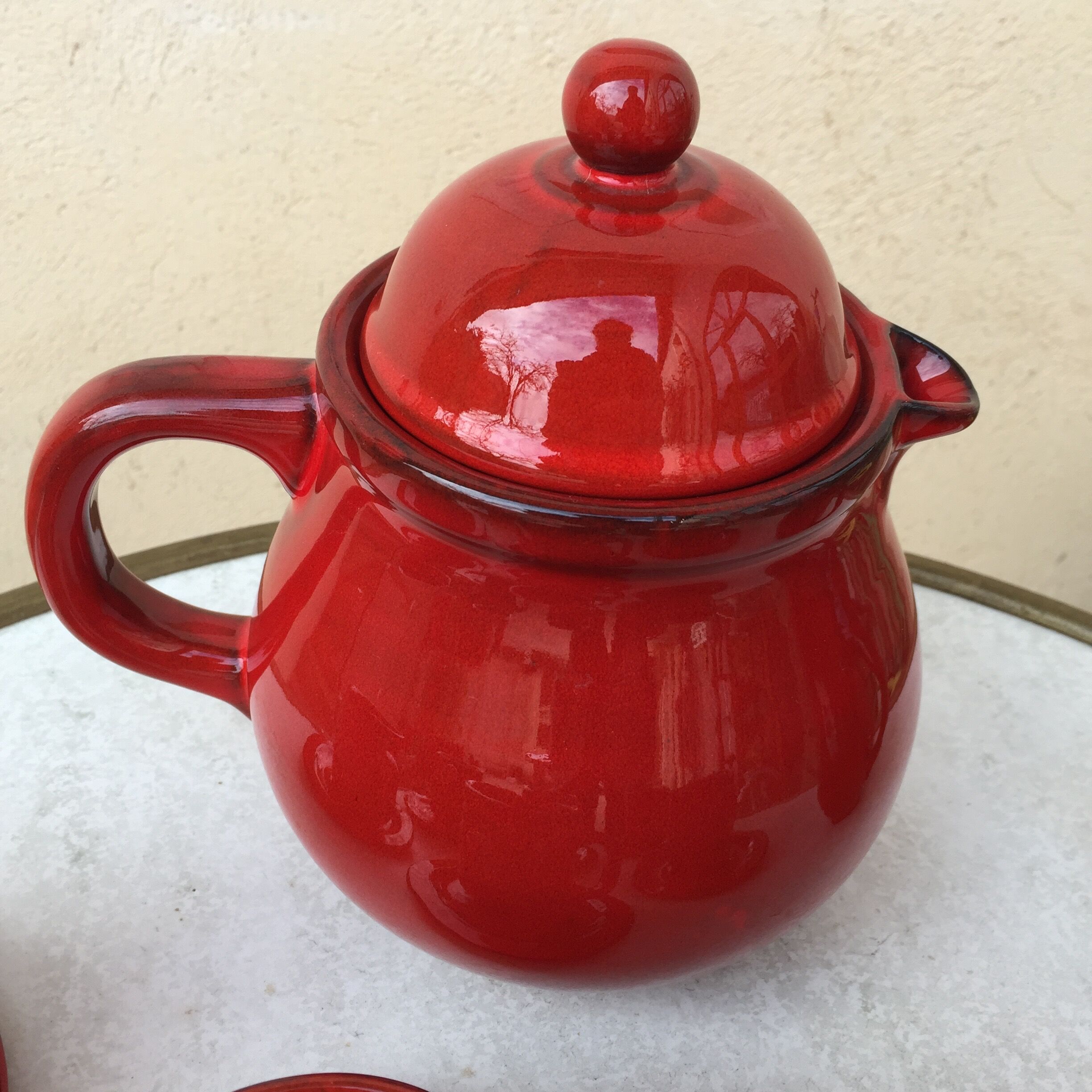 Coffee service signed Elchinger from the 1970s.