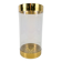 Acrylic Glass and Brass Umbrella Stand, France, 1970s