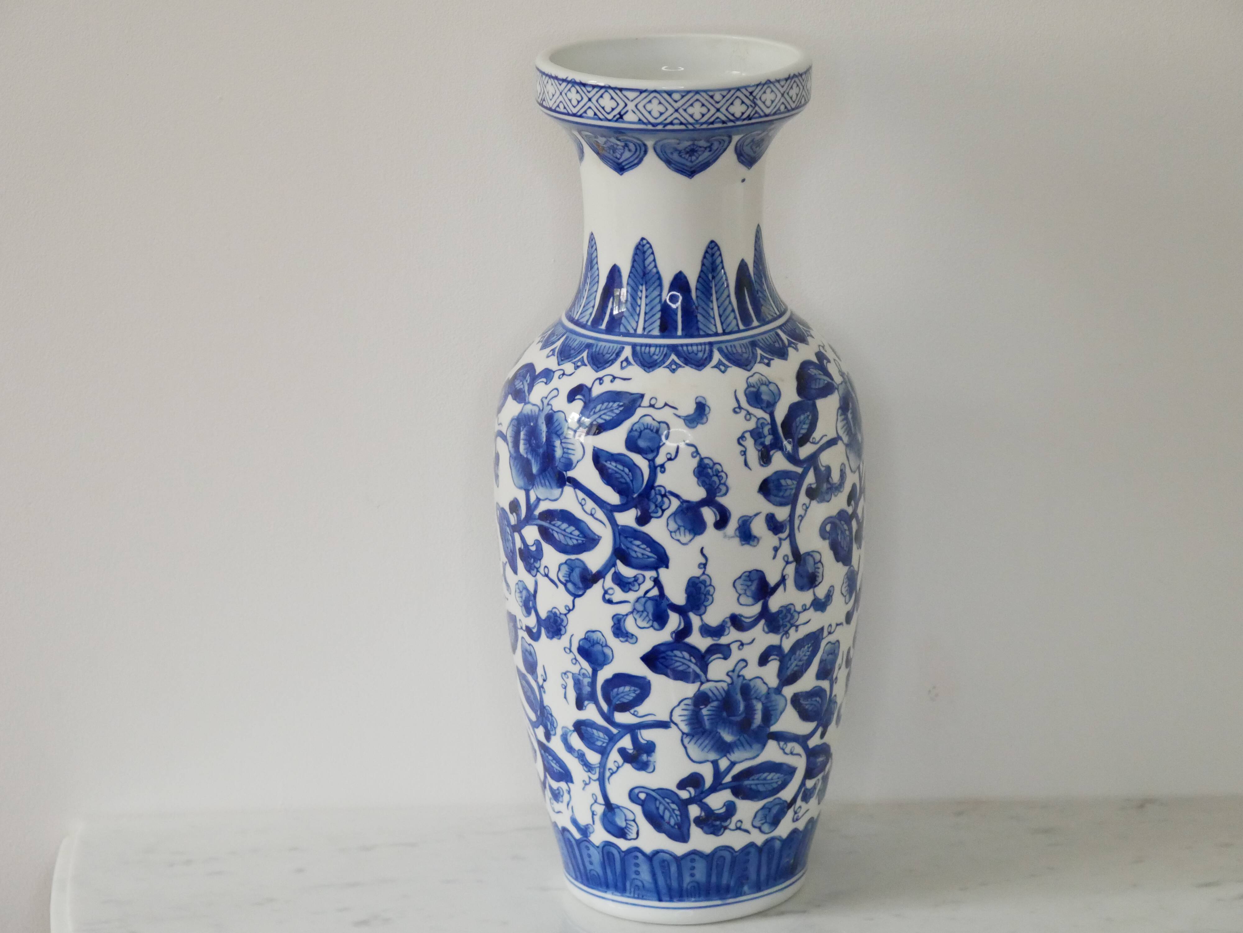 Chinese style high vase