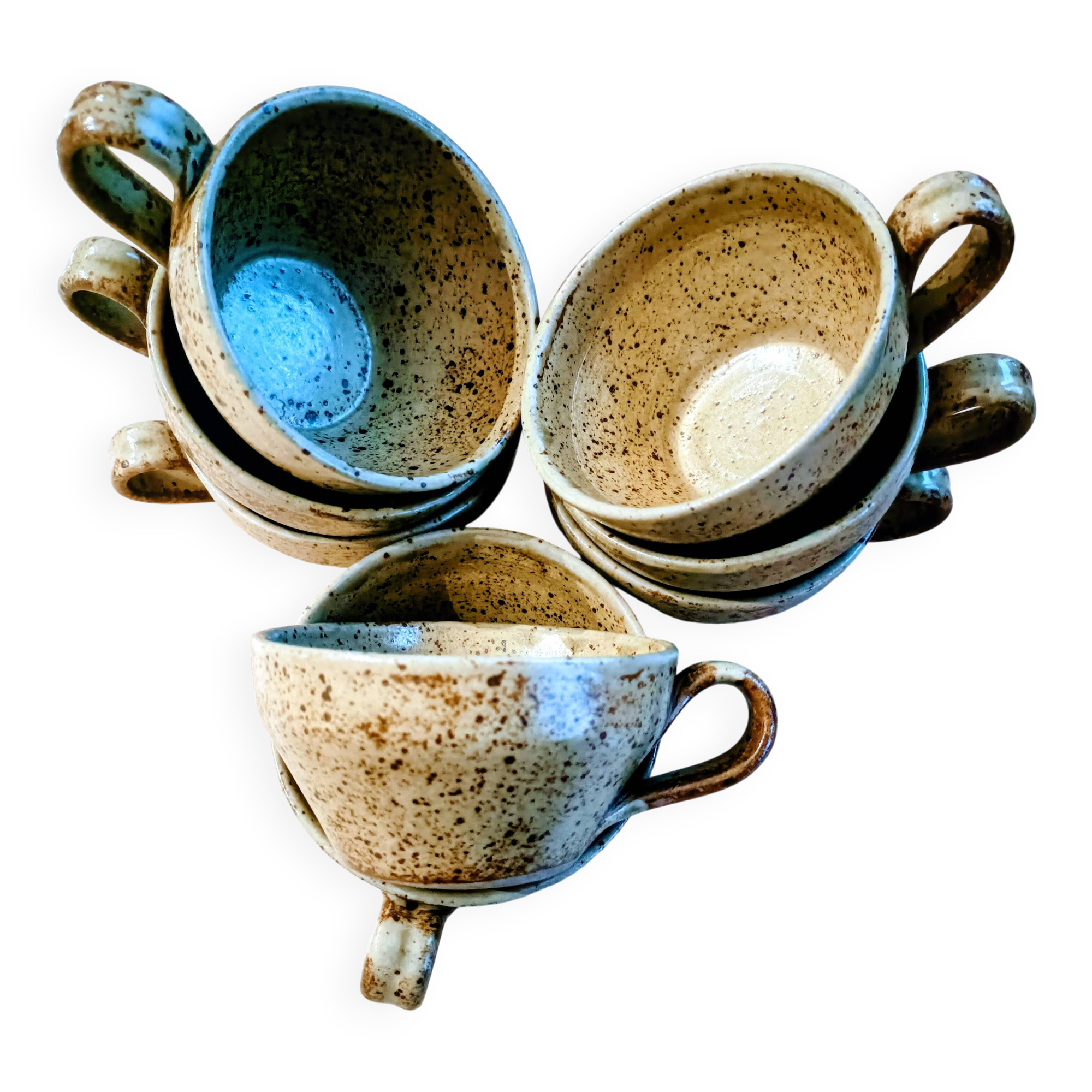 Stoneware mugs