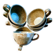 Stoneware mugs