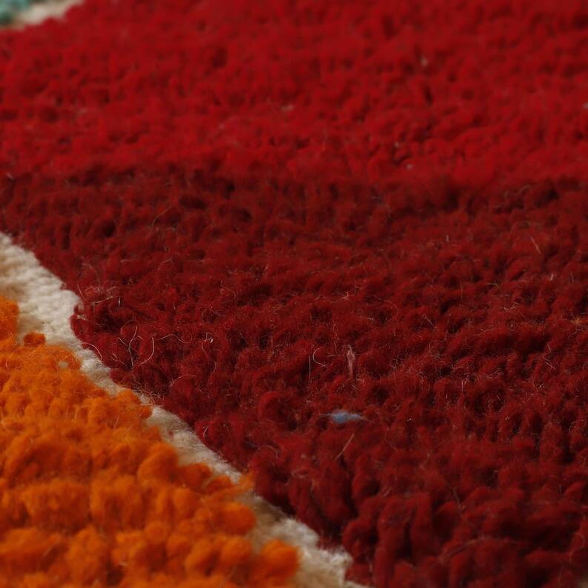 Multicolored Berber wool rug 250cmx150cm