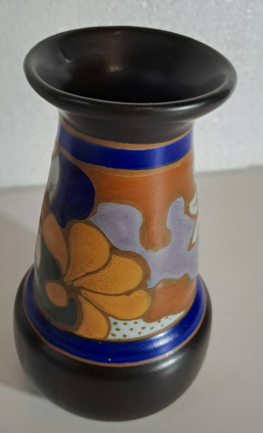 Vase en céramique Art Déco Eskaf Huizen Holland