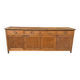 Enfilade raw oak brutalism