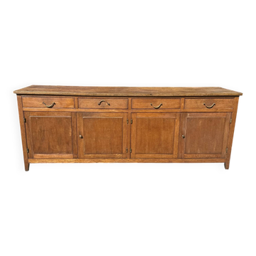 Enfilade chêne brutalisme 
