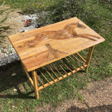 Rattan coffee table