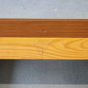 Floating nightstand  in teak wood by Sigfred Omann for Olholm Mobelfabrik