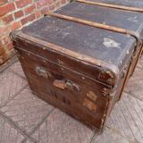 Old travel trunk
