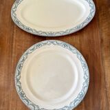 Lot of dishes iron earth Salins model directoire