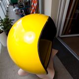 1970 fiberglass telephone booth with light