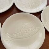 Assiettes poissons Proceram Vintage