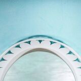 Organic mirror Space Age 1970s Hillebrand