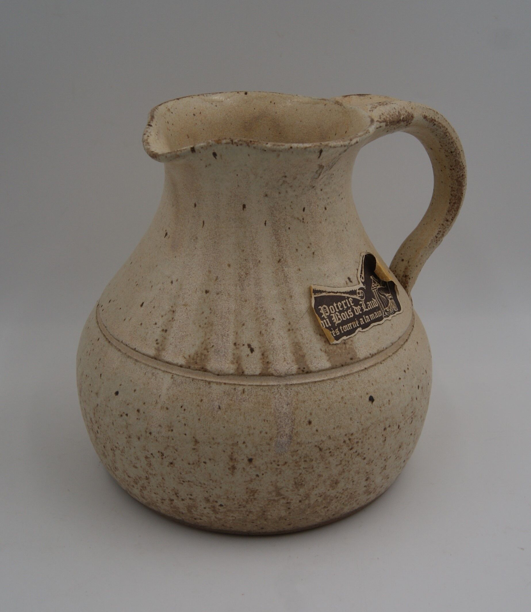 Decanter sandstone pottery vintage laud