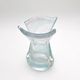 Vase Sculpture Murano Zanfirico Filigree Sommerso Blue Pink White