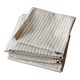 Lot 6 napkins cotton vichy beige linen creation