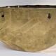 Pair of brass sconces shell shape design 80s