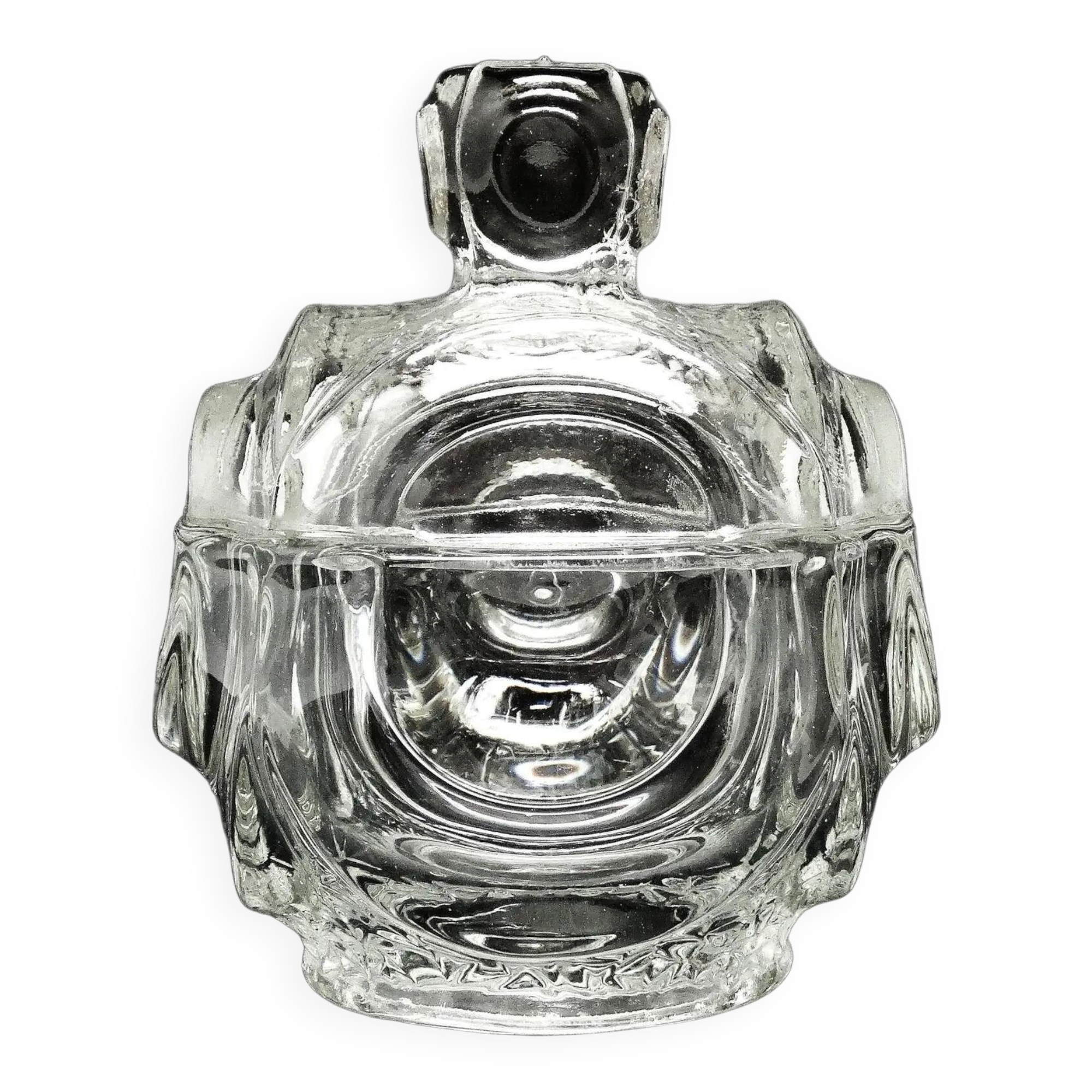 Sucrier, postmodernisme, verre pressé, Pologne, années 1960