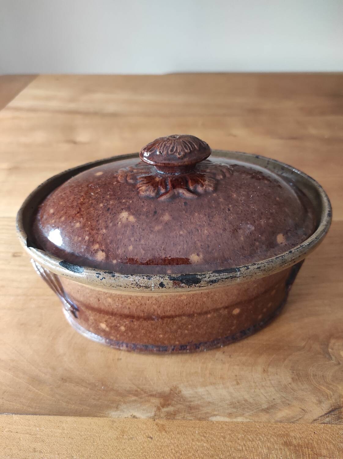 Old terrine in glazed earthenware MIELLE
