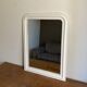 Miroir Louis Philippe at the end of the 19th century. 90x68. White.