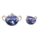 Japanese blue and white porcelain set