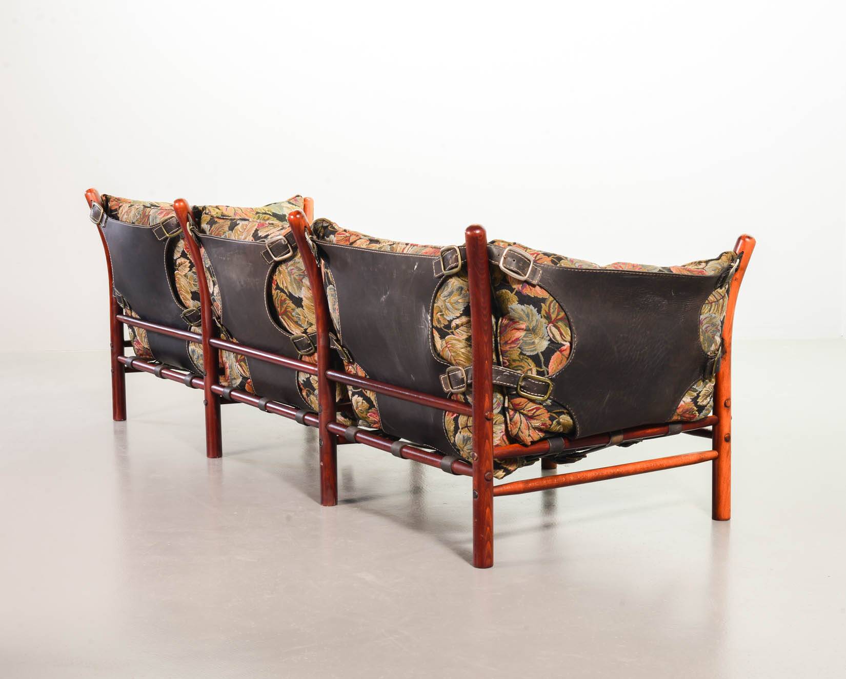 Arne Norell 3-Seat Ilona Rosewood Sofa for Arne Norell AB Aneby Möbler 60s