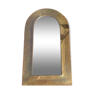 Brass mirror