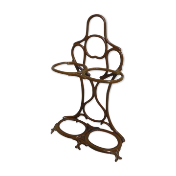Art Nouveau, cast iron umbrella stand Fonderie Corneau Alfred