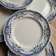 Set of 6 Villeray de Luneville dessert plates