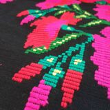 Vintage floral sofa cover, bedspread made by hand 200x150cm in Romania