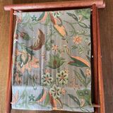 Wood and fabric magazine holders