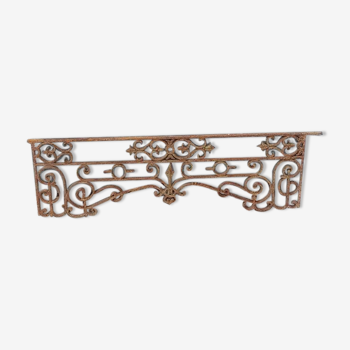 Wrought iron balustrade, 19th century