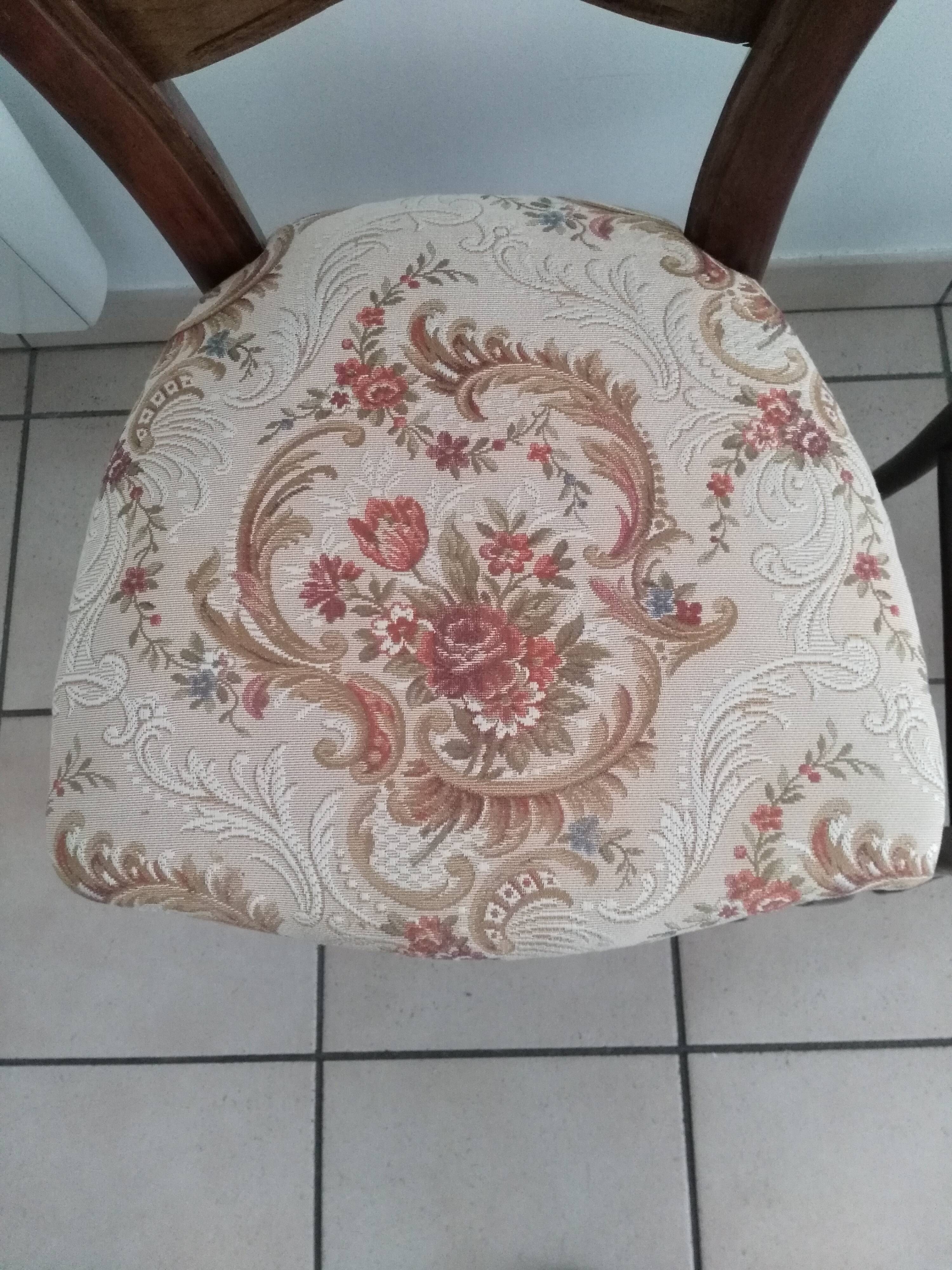 Louis-Philippe chairs with tapestry seat