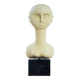 Buste moderniste de femme en grès