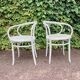 Ancienne paire de chaises italienne Salvatore Leone