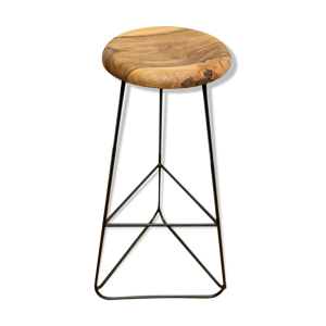 Tabouret de bar en acier
